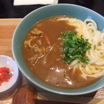 讃岐うどん いってつ - かま玉カレー　釜玉にカレー掛け♪♪