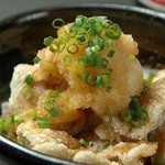 すみやき家 串陣 - 料理写真:鶏皮ポン酢