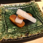 鮓家一 - 自家製のカラスミ