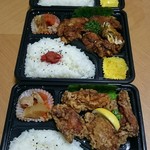花まる弁当 - お家芸の三連弁当♪