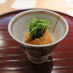 青華こばやし - 鮟肝、生海苔