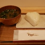 Kiyomizu Stand - お味噌汁、塩むすび