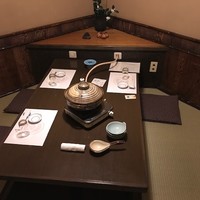 よし梅 人形町本店 - 鍋もセット済み