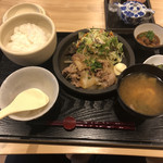 天手誇米 - 豚の生姜焼き定食