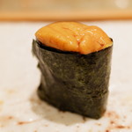 寿司英 - 北海道浜中町ウニ　瀬戸内の海苔