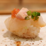 寿司英 - 伊勢のカワハギ