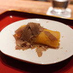 初音鮨 - オムレツに白トリュフ