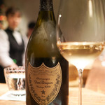 初音鮨 - ドンペリで乾杯