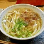 手打ちうどん寺屋  - ［2018/12］かけうどん(550円)