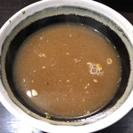 中華そば べんてん - スープ割