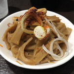 中華そば べんてん - ビールのお通し