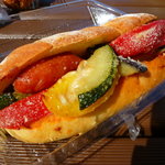 ブーランジェリー タカス - 【いろいろ野菜とチョリソーのパニーニ　３３６円】