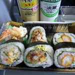 河合寿司 - フライ太巻き（3種盛り）￥５４０