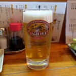 炭火焼鳥こうちゃん - 生ビール