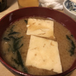 大衆割烹 三州屋 - お味噌汁