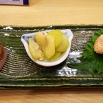 築地寿司清 - お通し３種