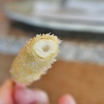 はん亭 - 【ランチコース 四季彩串揚げ8種@税込2,916円】姫筍：断面