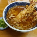 福原 松濤庵 - 上天ぷらそば950円