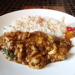 【カレー専門店】円山教授。 - しびれ鶏カレー挽肉入り1,180円