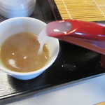 Kyouka - 蕎麦湯はやや濃いめ
