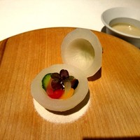 レストランエール - 下にはヨーグルト風味の塩 蕪の甘味と相性が良い♪