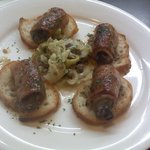 洋食 三浦亭 - カキのベーコン巻