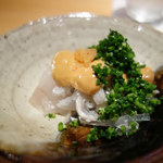 鮨 さかい - ネギとらふぐの山陰のあんかけ