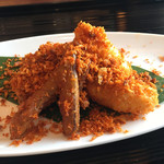 中国料理 カリュウ - 白身魚とソフトシェルの唐揚げ スパイシーソルト