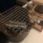 AZUR et MASA UEKI - 炭火  リゾットをあっためるための