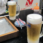 Sumiyaki Goya - まずは生ビールで乾杯！