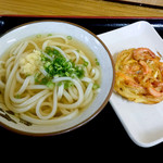 鳥越製麺所 - かけとかきあげ