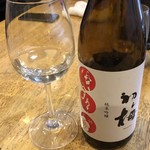 旬ものと日本酒 とみ笑 - 初梅 純米吟醸