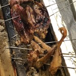 旬ものと日本酒 とみ笑 - ピジョンの炭火焼き