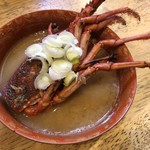 旬ものと日本酒 とみ笑 - 伊勢海老のあら汁