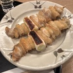 鳥つね自然洞 - 皮焼