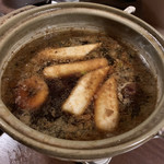 小料理 ゆあさ - 〆のきりたんぽ❗️