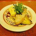 蓬左茶寮 - ＝タケノコとマグロのステーキ＝