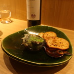 RISTORANTE IL NODO - 活サザエ 鎌倉ジャガイモ アーモンドバター 壺焼き