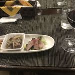 Osteria Sante - 前菜とワイン