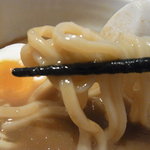 つけ麺 道 - 麺を入れると・・・最高