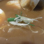 つけ麺 道 - 薬味も入れよう