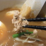 つけ麺 道 - ほぐし豚も