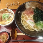 Kineya - かつ丼定食(面増量)
