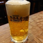 万里食堂 - 2019年1月　生ビール　500円