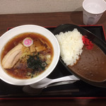 Kachidoki Shokudou - 醤油ラーメン＆カレーライス  各280円