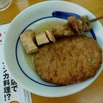 花岡製麺 - 牛すじ おでん
