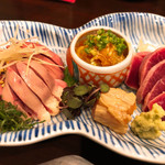 鳥田中 - 湯引きお造り