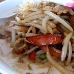 極濃湯麺 シントミ - 【2019.1.27(日)】濃厚タンメン(並盛・150g)810円の野菜