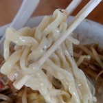 極濃湯麺 シントミ - 【2019.1.27(日)】濃厚タンメン(並盛・150g)810円の麺