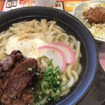 ガスト - 麺屋ガストの松山うどん牡蠣フライセット